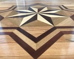 Image dipicting Custom Wood Floor Borders and Inlays