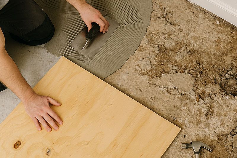 Image dipicting Subfloor Leveling and Repair
